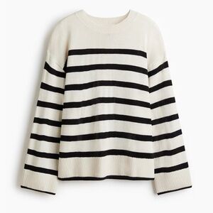 H&M Oversized Striped Sweater